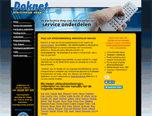 Tablet Screenshot of doknet.nl